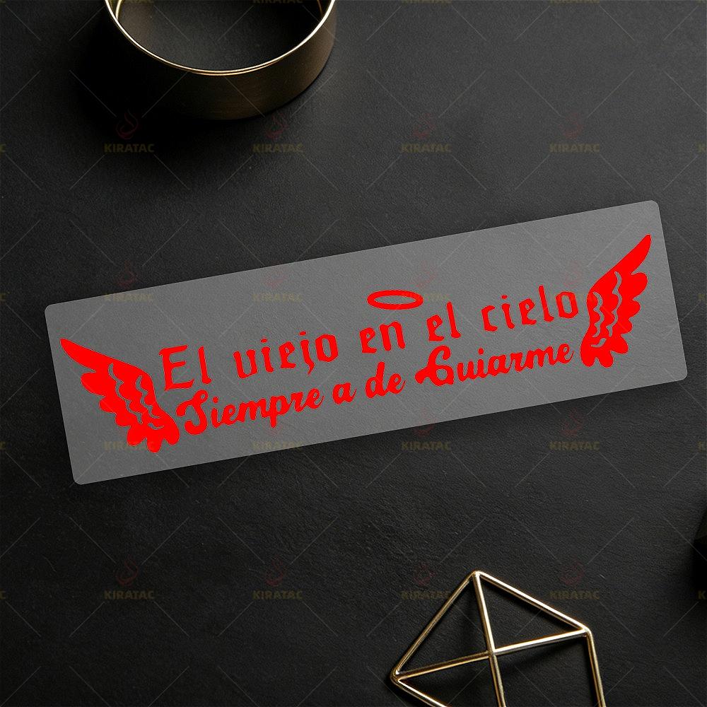 Healing Angel Element Spanish Motocycle Sticker Waterproof for Fairing Fuel Tank Car Trunk Window Scooter Universal Vinyl Decals