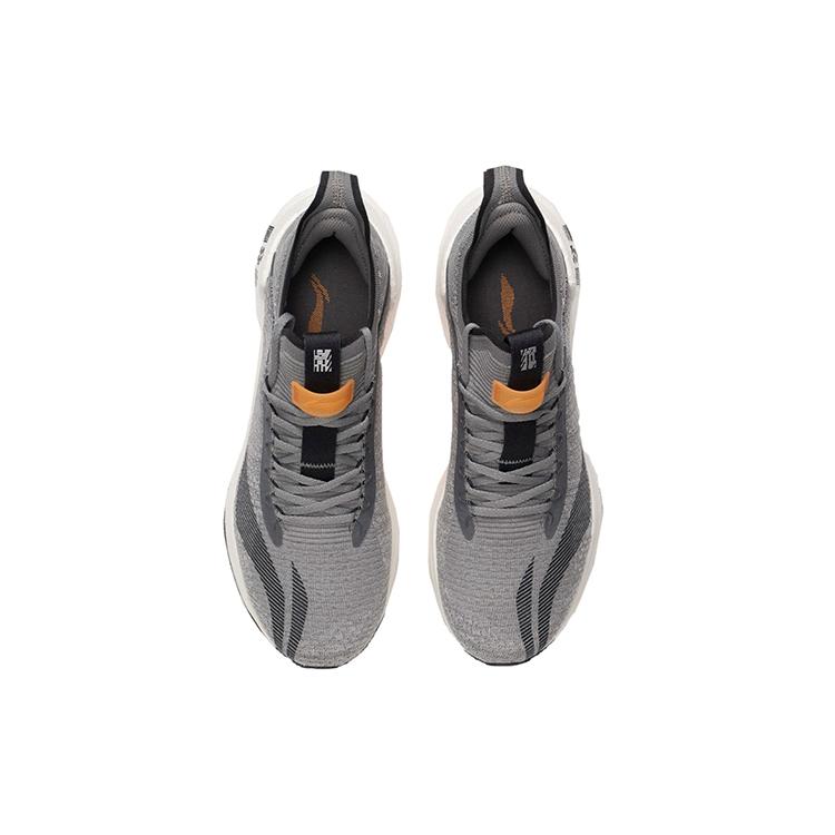 Li Ning Shadow Essential Slip Resistant Abrasion Resistant Low top Running Shoes Men's Gray ARHR125-9