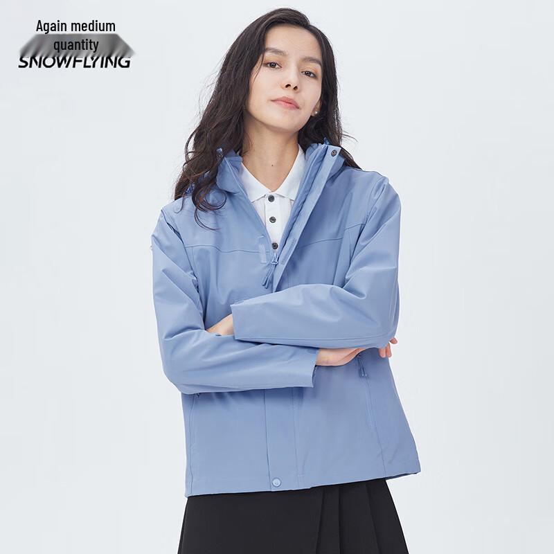 

XueZhongFei Unisex 3-in-1 Waterproof Windproof Hooded Outdoor Jacket L