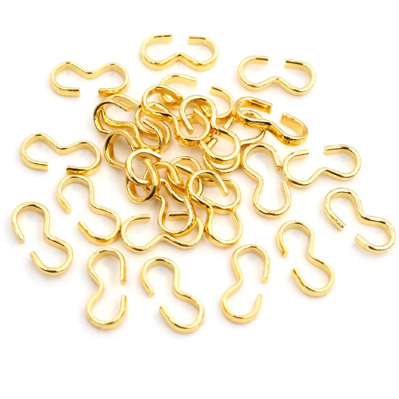 8*4 13*6.5mm 100pcs/lot 6 Colors Pendant Necklace Buckle Clasp Connectors Bangle Bracelet For Cameo Jewelry Accessories for DIY