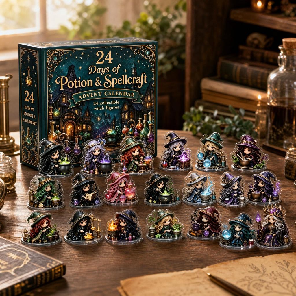 Christmas Advent Calendar with Days of Countdown Surprises for Kids and Adults