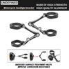 Suporte Braçadeira Fixador para Farol 50MM-54MM para Yamaha Honda Harley Suzuki BMW Bobber Cafe Racer Suporte de Luz para Garfo suporte faro moto