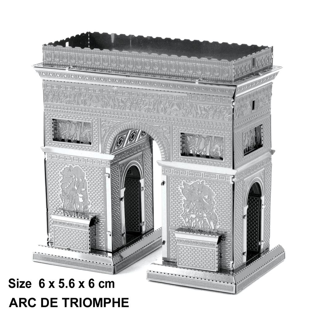 World Architecture 3D Metal Puzzle  Tower Model Diy Laser Cut Jigsaw Model For Adult Kid Educational Toys Desktop Decoration