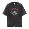 F4 Phantom Never Underestimate an Old Man Who Flew In a Classic T Shirt Vintage Washed Streetwear Stylish Versatile Soft