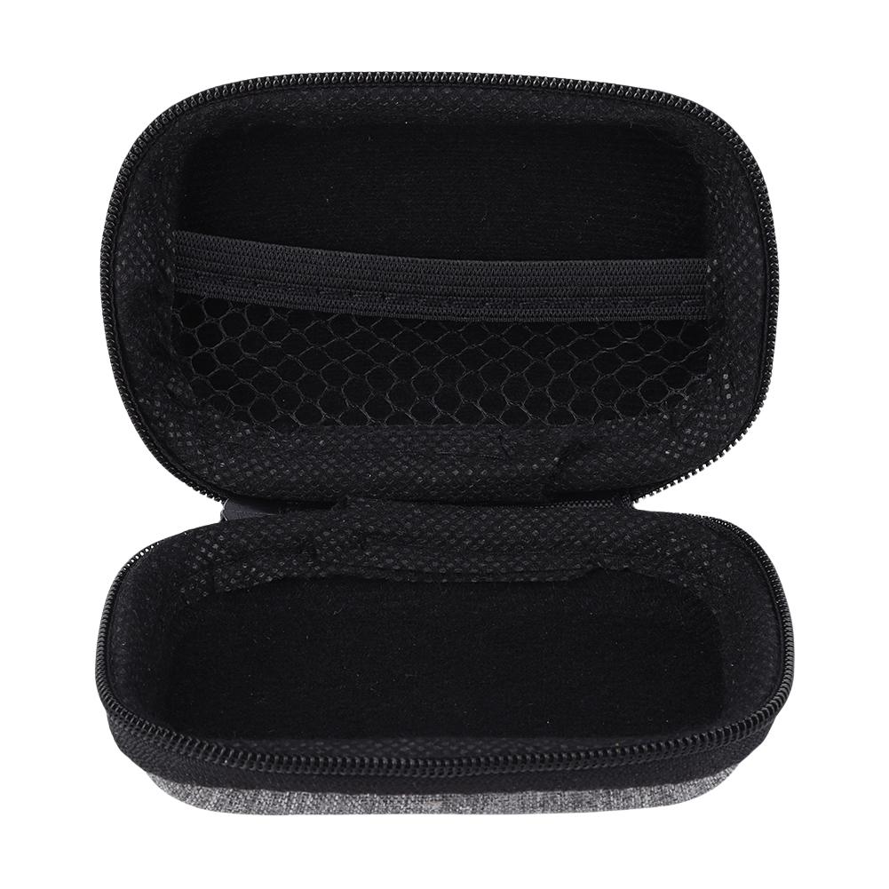 Small Earphone Storage Bags Shockproof Mini Tech Gadgets Portable Case with Mesh Pocket Charger U Disk Zipper Pouch Anti-scratch