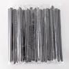 Eight Shop Tapioca Straws, Black, 50 Straws, Extra Thick, Individually Wrapped, Commercial Use, 12mm (21cm)