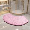 Thickened Cobblestone Bathroom Floor Mat Dirt-resistant Absorbent Floor Mat  for Toilet