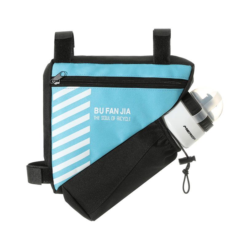 Bicycle Triangle Frame Bag Water Resistant Material Built In Water Bottle Holder Perfect For Mountain Road Cycling Rides
