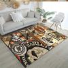 Harley-davidson Motorcycles Personalized Text Area Rug Perfect for Kitchen Dormitory Playrooms Hallway Anti-slip Rug Decorate Offices