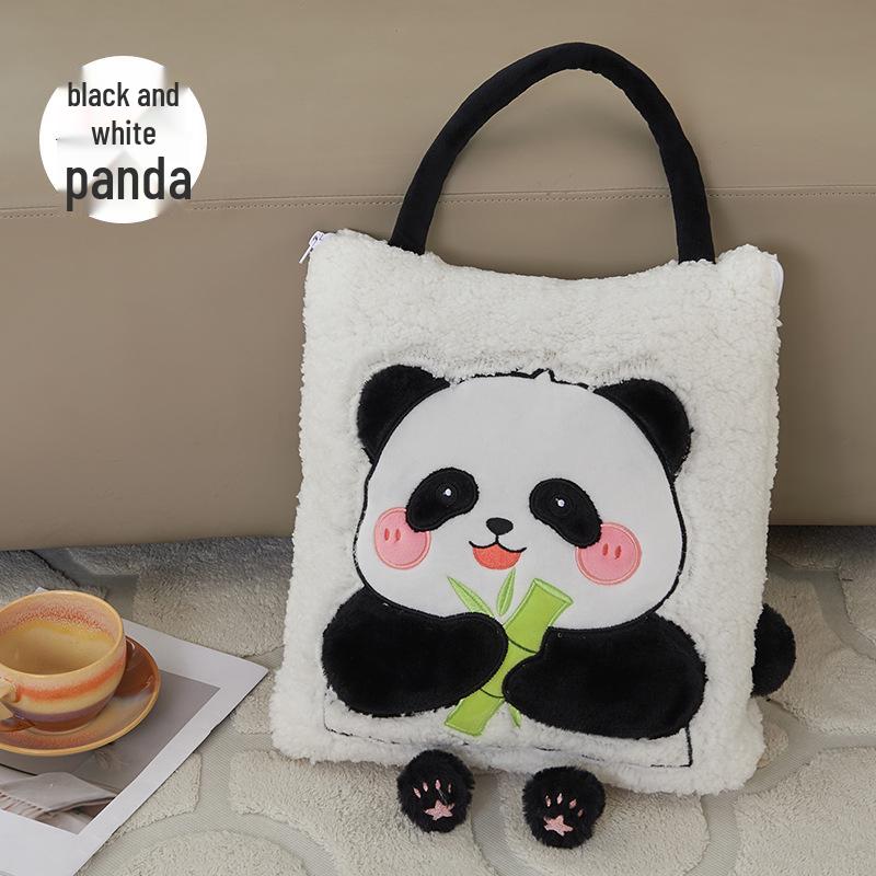 Customized Cartoon Pillow-Blanket: Portable for Car, Crib, or Dormitory Use