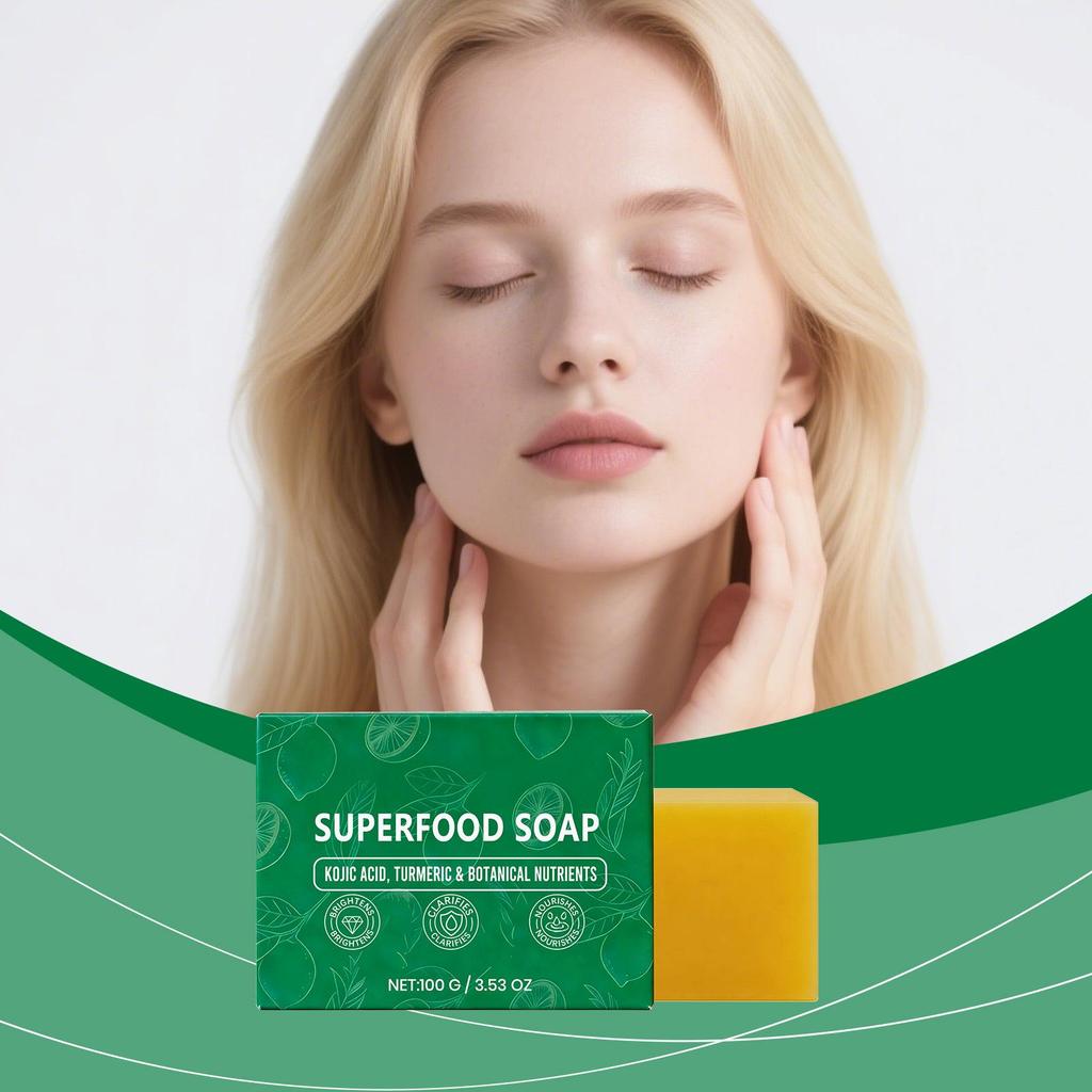 Herbal Extract Soap: Soft Moisturizing Cleanser for Purifying Skin, Controlling Oil, Refreshing Feel, and Refining Pores