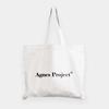[Agnes Project] Large Cotton Bag_White