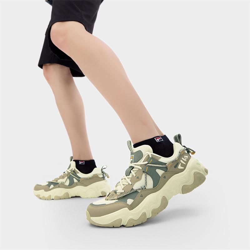 FILA Fluid 5 Cat Paw 5 Fashion Trendy Personality Sports Versatile Comfortable Retro Low-Top Lifestyle Casual Shoes Men sneaker F12M432101FWT