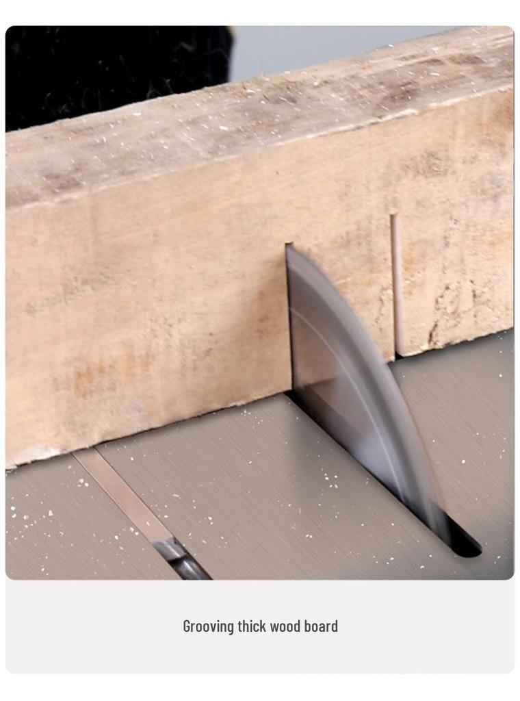 High-Power Mini Table Saw for Woodworking: Compact Electric Sliding Saw for Home Renovation and Multi-Functional Cutting.