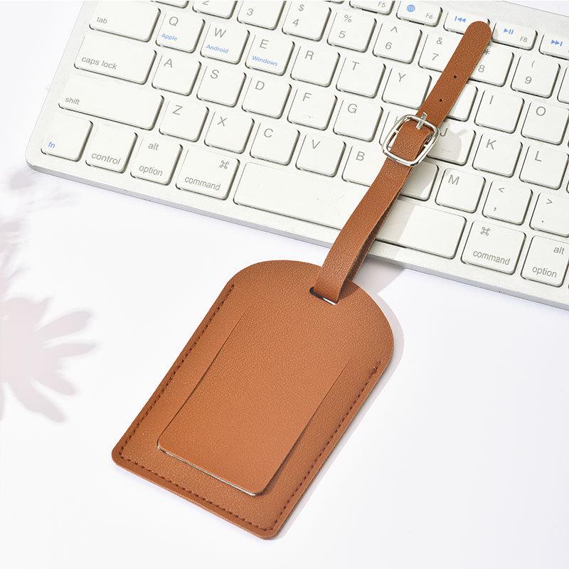 Trending Airplane Boarding Pass Travel Bag Tag – Creative Leather PU Design