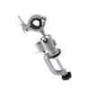 Morsa da banco girevole a 360 gradi Morsa da tavolo in alluminio Supporto per trapano elettrico per lavorazione del legno Metallo Plastica Strumenti di serraggio