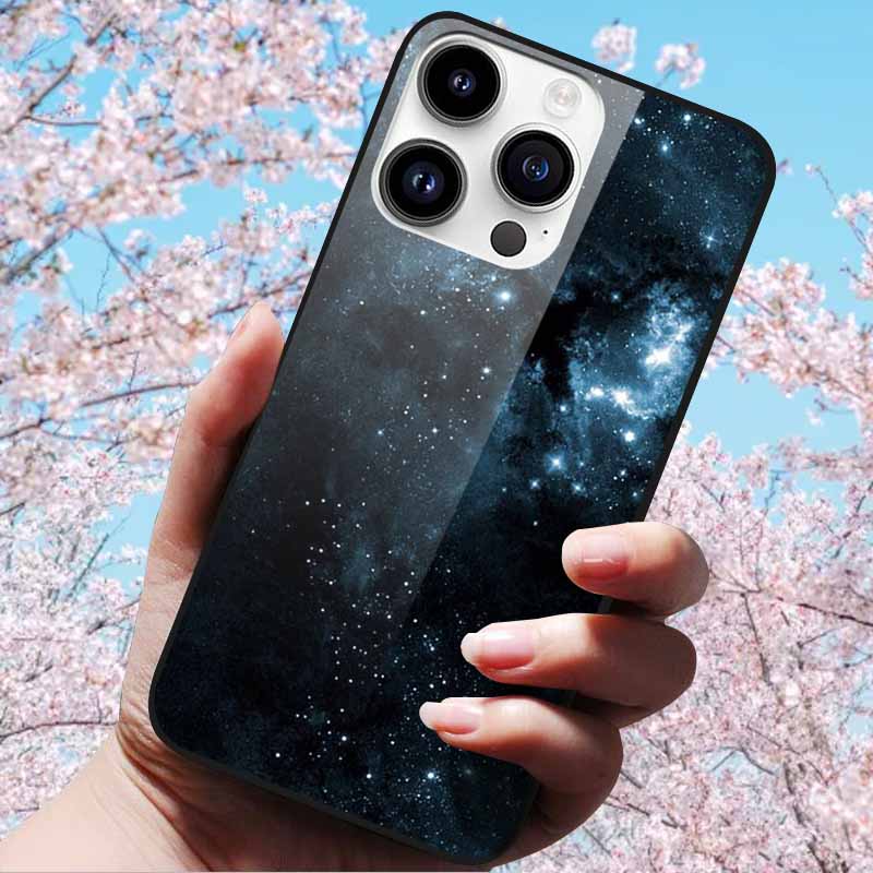 For iPhone 16 Pro Max Case Tempered Glass Hard Fashion Cover Soft Bumper for iPhone 16 Pro Phone Shell Capa iPhone 16 Plus Cases