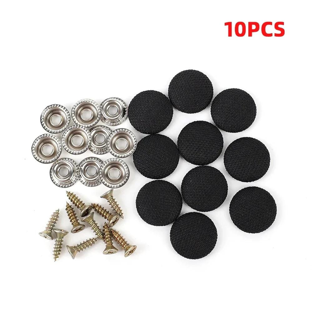 

10/30 шт. Комплект крепежных пряжек для крыши салона автомобиля, комплект винтов, обивка потолка, ткань, заклепки, фиксатор, пряжка, застежка, автомобильные аксессуары