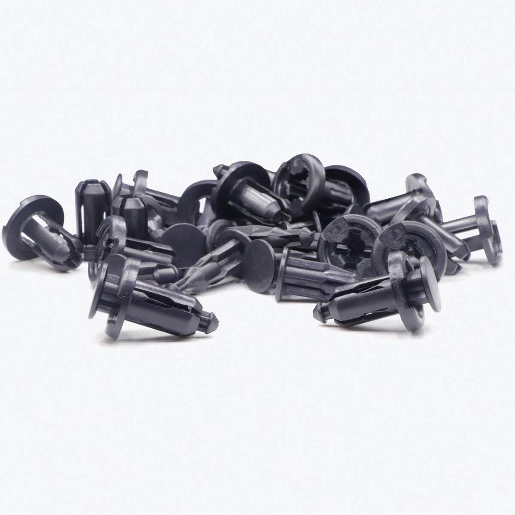 Lantee Car Clips For Honda - 50 Pieces 10Mm Hole Plastic Push Rivet Clips For 91503-SZ5-003