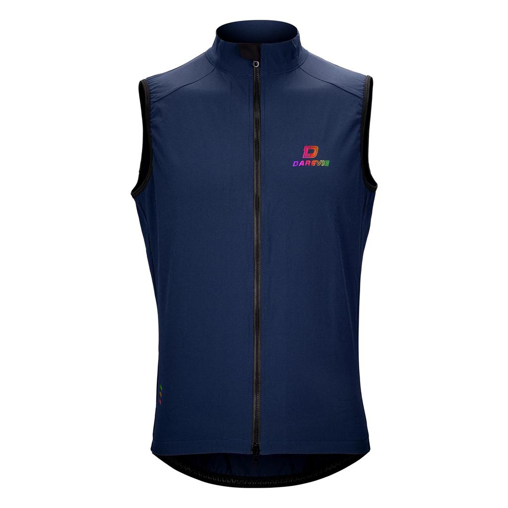 Cycling Cycle Brushed Cycling Cycling Reflective Ultra Back Road Bike DVJ194 [Darevie] Vest, Windproof, Windbreaker, Lining, Gilet, Autumn/Winter,