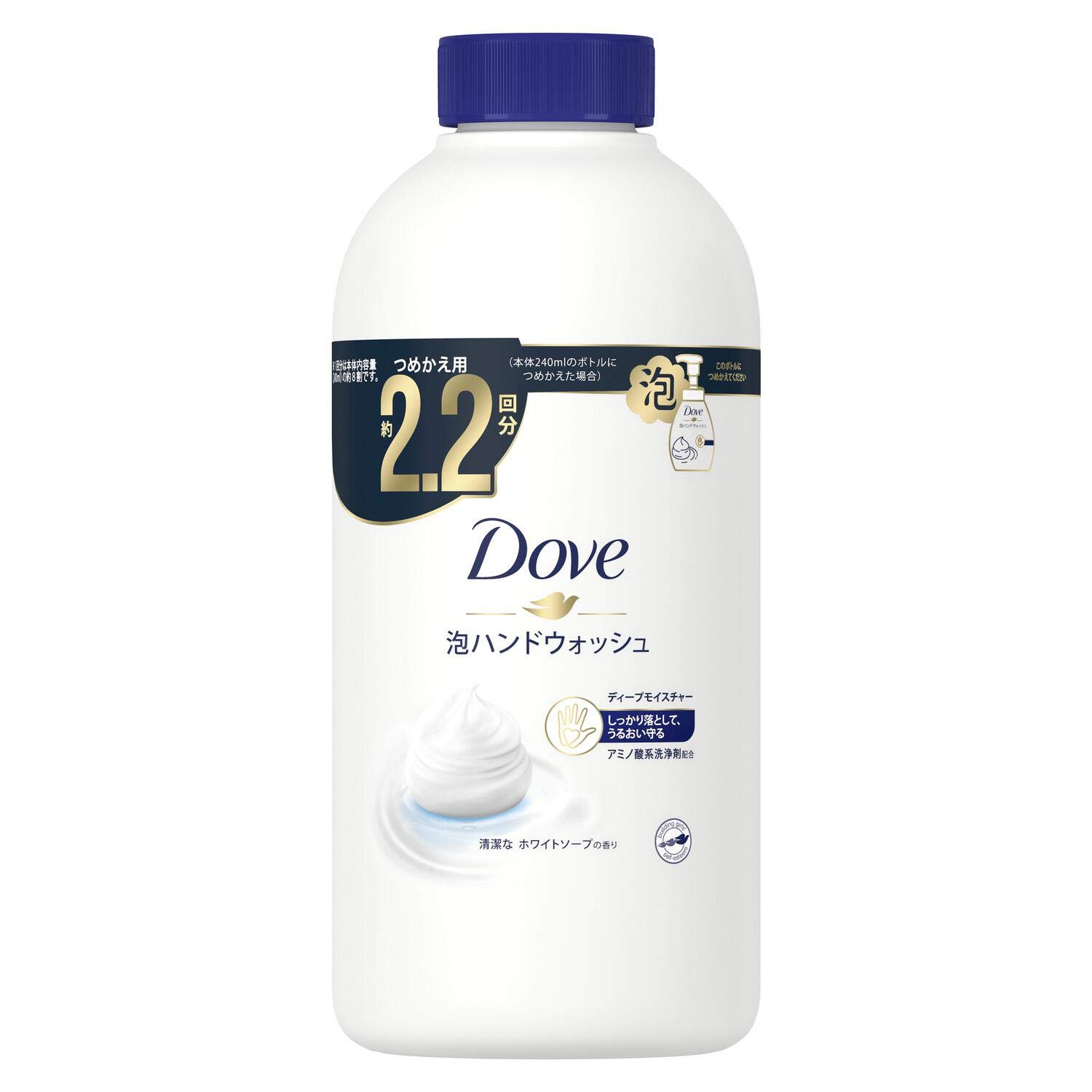 

Dove Foam Hand Soap Hand Wash Deep Moisture White Soap Scent Refill Refill