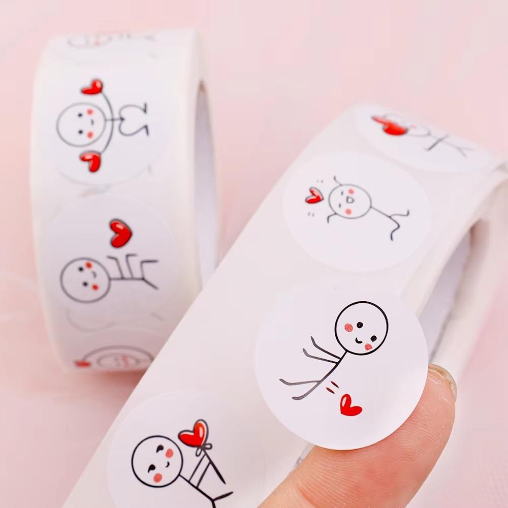500pcs Decor Envelope Love Labels Sticker Wedding Gift Student Stationery  Valentine's Day