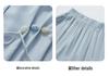 Elegant Summer 2026 Two-Piece Set: Short Sleeve Loose Top & Wide Leg Pants for Women - Chic & Dignified Style for Middle-Aged and Elderly