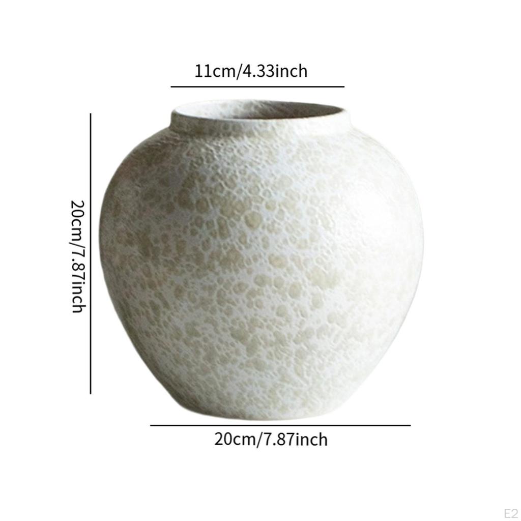 Ceramic Flower Vase Decorative Dinner Table Kitchen Home Decor Pot, for Desk Coffee