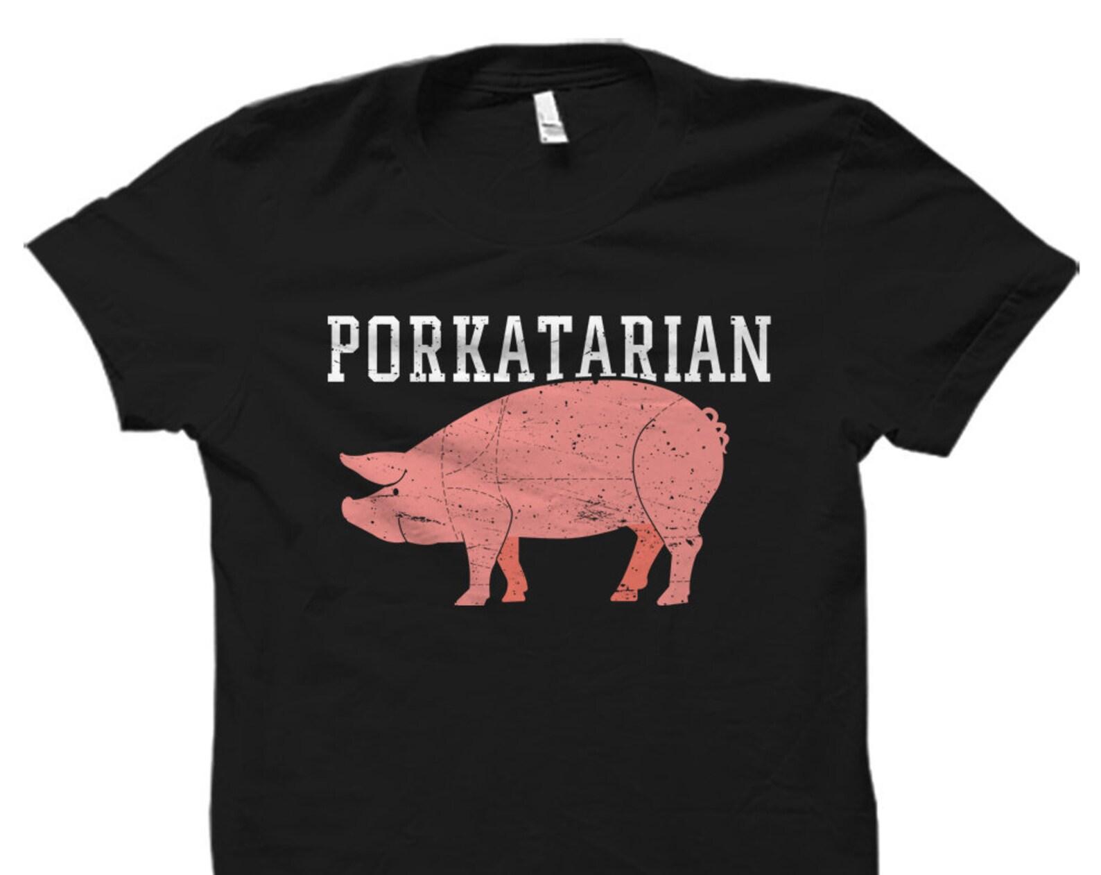 Porkatarian Shirt. Porkatarian Gift. Meat Lover Gift. Meat Lover Shirt. Pork Lover Gift. Pork Lover Shirt. Bacon Lover Gift. Bacon #OS3958 XL