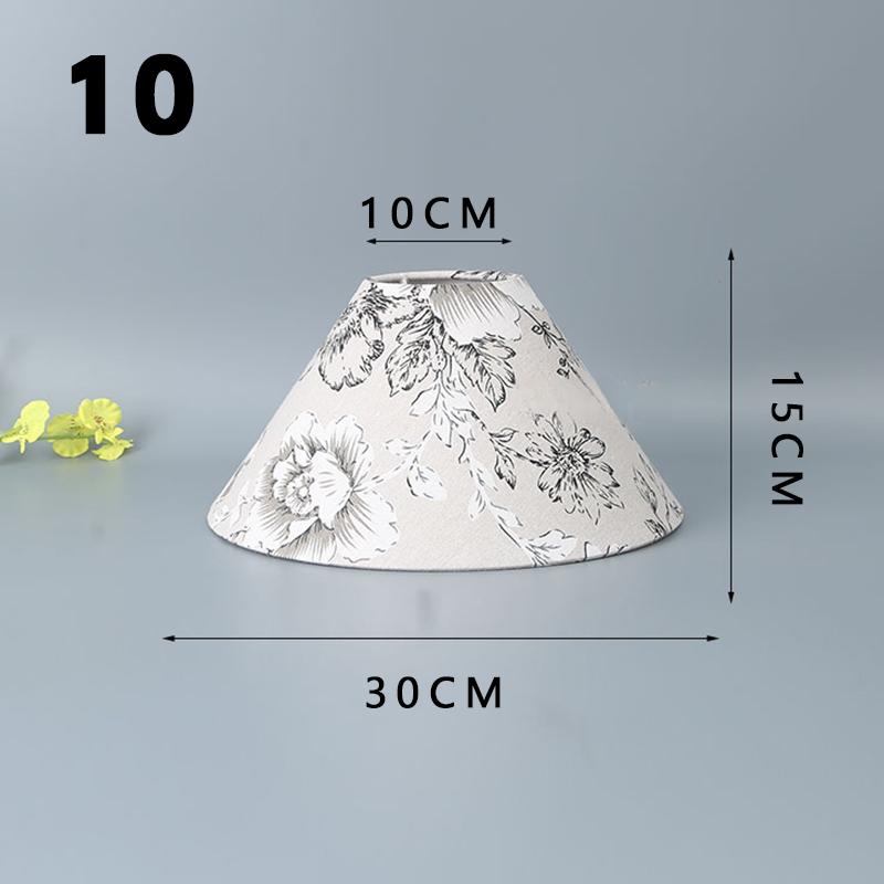 New Chinese Style Living Room Floor Lamp Shade DIY Replacement Lamp Cover E27 Fabric Home Decor Tabletop Lampshade