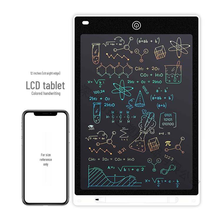 LCD Writing Tablet: 8.5/10/12 Inch Electronic Drawing & Painting Board for Kids - Hand-drawn & Blackboard Style.