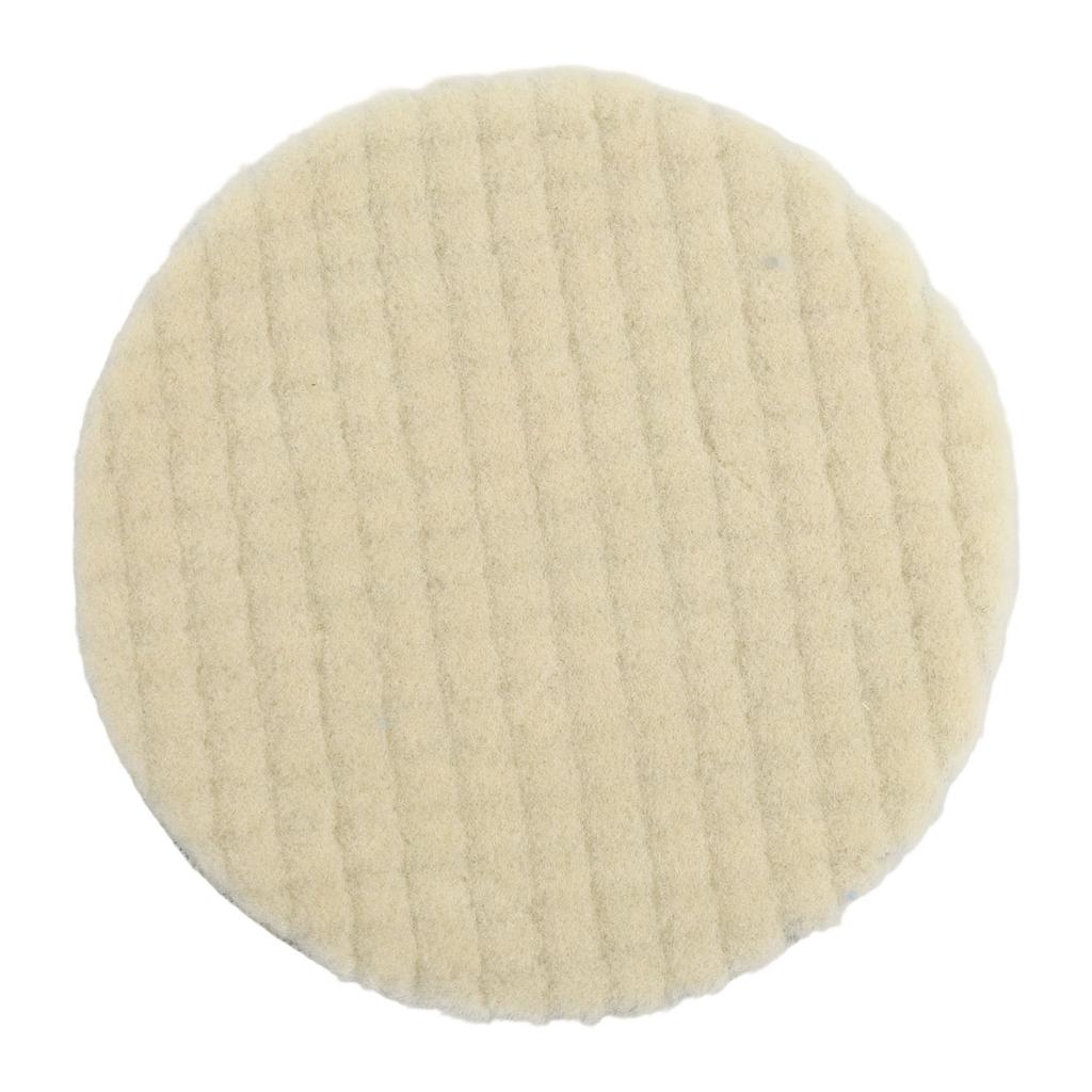 High Performance Buffing Pads Wool Pad Approx. 5inch 125mm Buffing Pad Versatile Application For Various Tasks