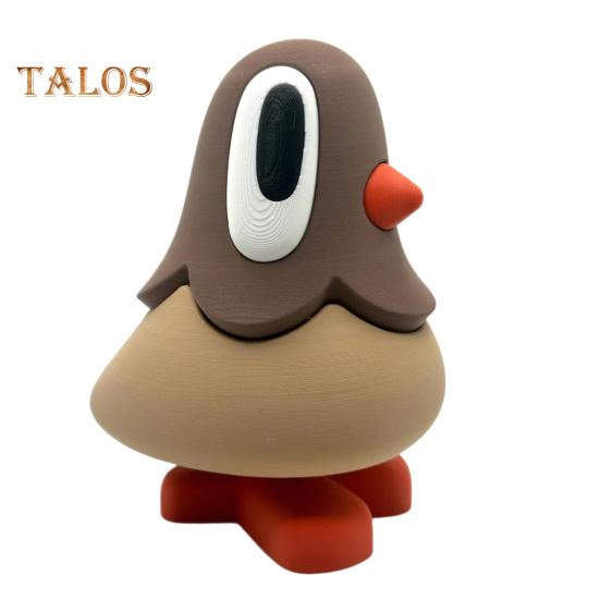 

1/2Pcs 3D Printed Pigeon Ornament with Magnetic Foot Secret Note Compartment Detachable Artistic Pigeon Statue Pigeon Collectible Toy Home Decoration