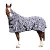 Hy StormX Original Sweet Itch Contoured Zebra Print Horse Fly Rug