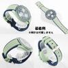 Swatch X OMEGA Exclusive Rubber Strap with Clicker Feature Green (Light & Navy/Earth)