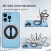 Double Head Magnetic Car Phone Mount - Dual-Sided Metal Stand for Streaming & Navigation