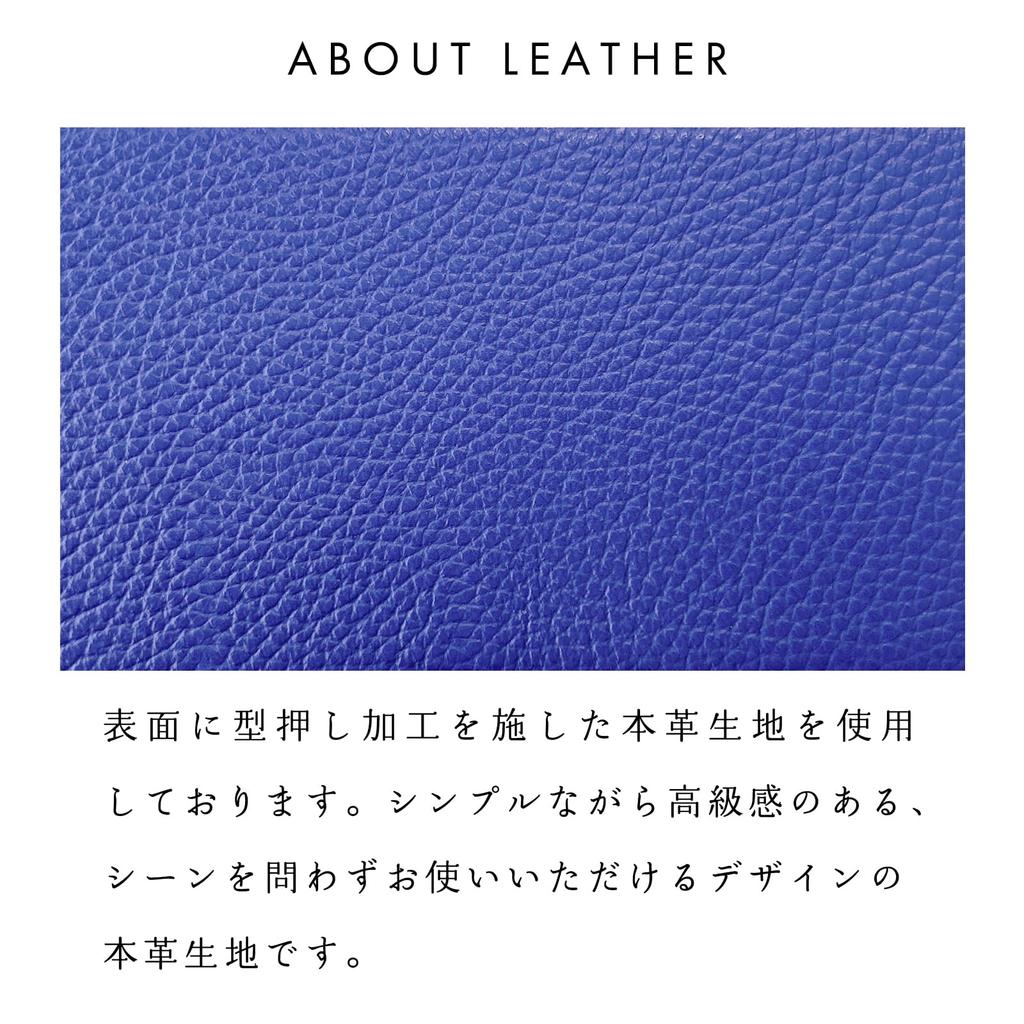 Trendy Yamagishi Genuine Leather Case for Stylish Large Basic Dandy Ultramarine Blue Wallet/Passport Men, Zippered, Capacity, Design,