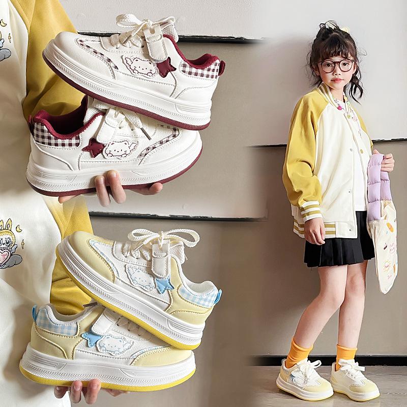 Korean Style Women's White Thick-Soled Shoes - 2026 Trendy Lightweight Sportswear