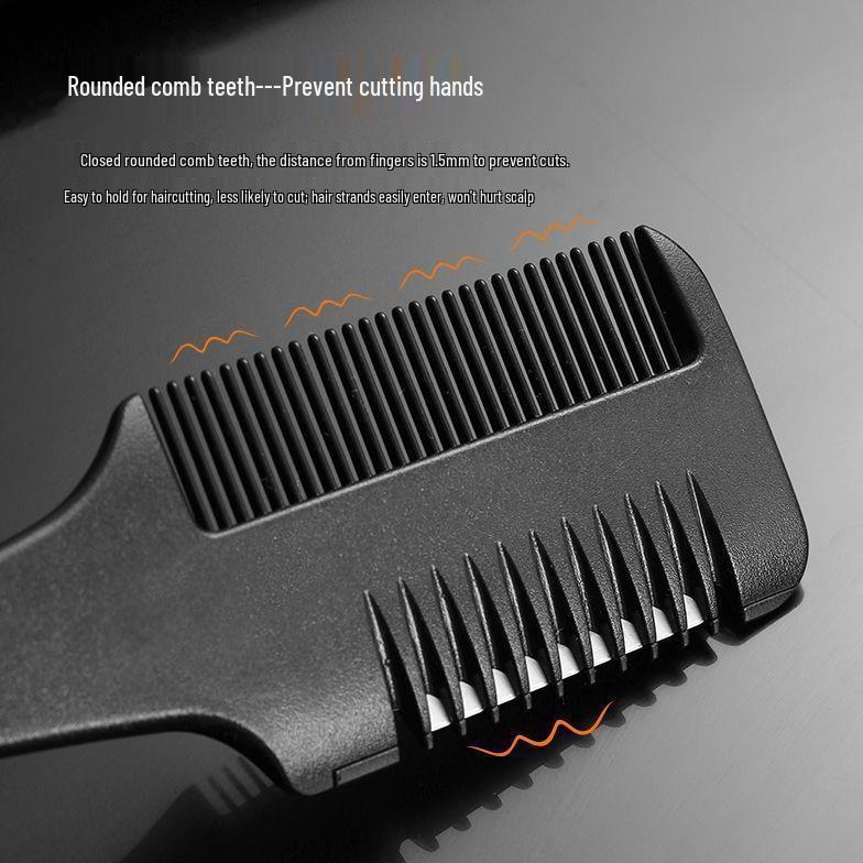 Barber Shop Plastic Thinning Comb for Wispy Bangs and Hair Styling