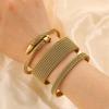European and American Fashionable Open-color Light Luxury and High-end Bracelets