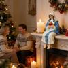 Desk Companion Blessed Mother Mary Resin Material Virgin Mary Ornament  for Office Table