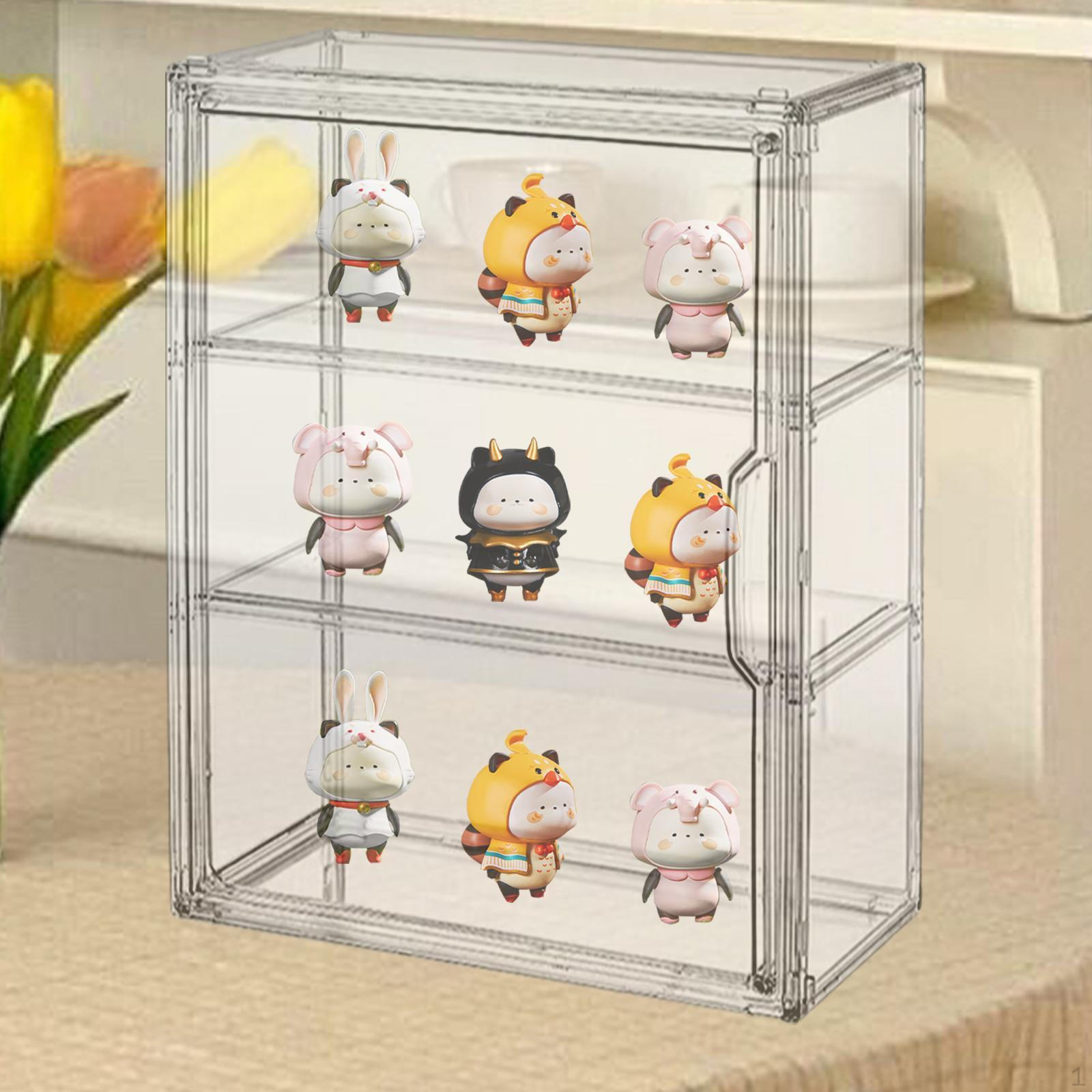 

Display Box for Collectibles, Organizer Models, Figures Showcase Living Room Style F