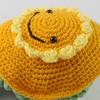 Schildkrötenkleidung Sonnenblumendesign Gestrickt mit verstellbarem elastischem Band Haustierkostüm Pullover für Kleintier Kaltes Winterwetter