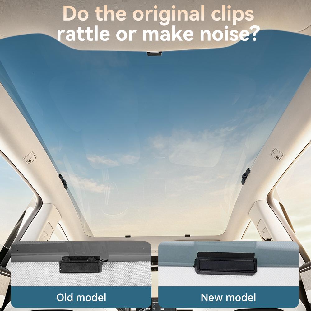 YZ For Model Y Juniper 2021-2026 Model YL 3 Highland Magnetic Sunshade Clips Car Glass Sun Visor Buckle Accessorie 3-8PCS