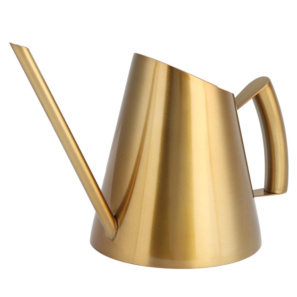 Long Spout Watering Can Gold Long Spout Watering Can Durable Metal Watering Can Balcony Plants S