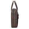 Luxury Fashion Men's Leather Shoulder Bag Top Layer Cowhide Crossbody Business Handbag Male Briefcase