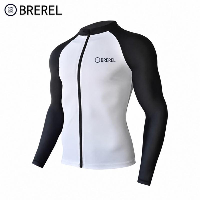 Mens Quick-Dry UV Protection Rash Guard Set Long Sleeve Top Pants Snorkeling Surfing Swimming