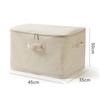 Collapsible Cloth Baskets Storage Box Waterproof and Dustproof  Organizer Bin for Comforters Bedding and Toys
