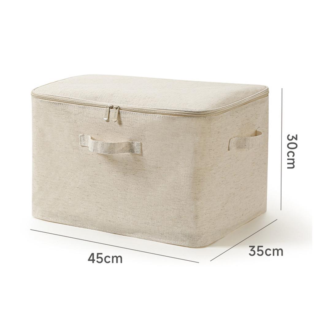 Collapsible Cloth Baskets Storage Box Waterproof and Dustproof  Organizer Bin for Comforters Bedding and Toys