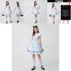 Alice In Wonderland Maid Costume Polyester Cosplay Dress For Stage Performance